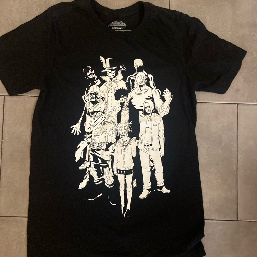 My Hero Academy Vanguard Action Squad Black T Shirt Size Small
